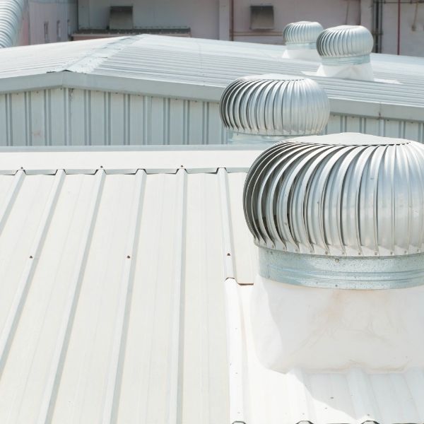 metal industrial roof